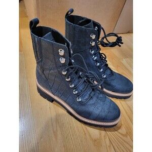 Marc Fisher LTD Izzie 2 Women's Boots, Black Leather Suede, Size 6.5 M